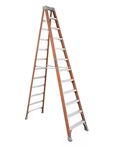 Louisville Ladder 12-Foot Fiberglass Ladder, 300-Pound Capacity, Type 1A, FS1512
